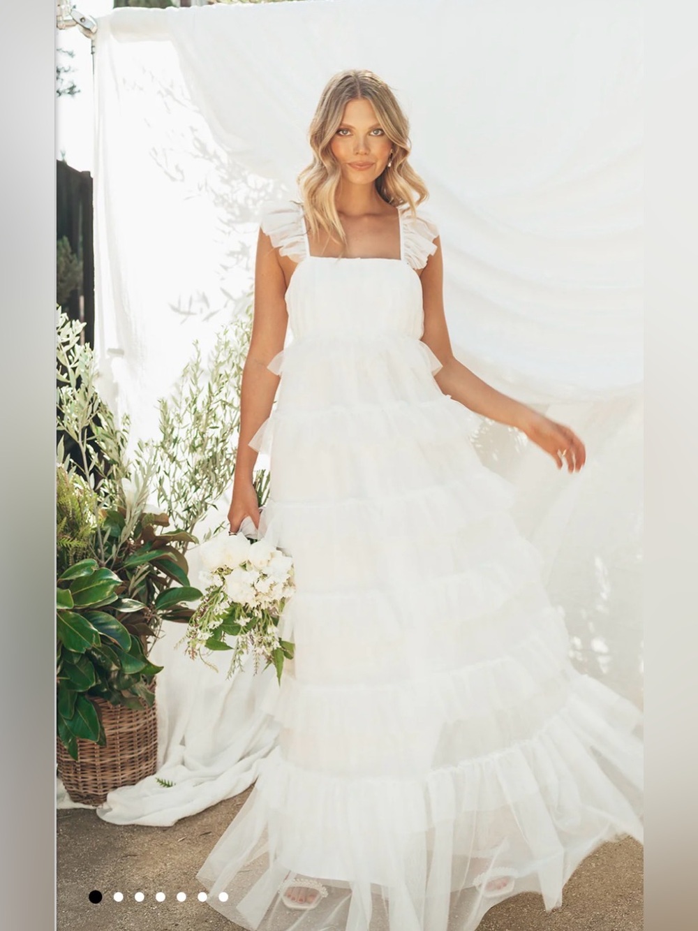 Show Me Your Mumu White Fairytale Maxi Dress